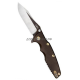 Нож 0392 KVT Flipper Rick Hinderer Factory Custom Zero Tolerance складной K0392BRNGLD